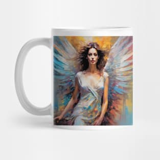 Anne Hathaway as an angel Mug